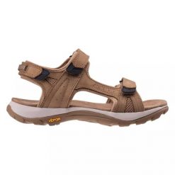 Sandały damskie Elbrus Gerun V Wo's - beżowe, Rozmiar buta 40. Brązowe sandały damskie ELBRUS, bez wzorów, z materiału, bez obcasa, bez zapięcia. Za 329.99 zł.