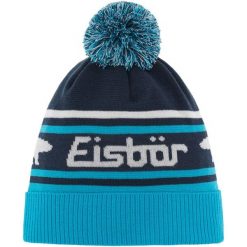 Czapka Eisbar Chani OS Pompon MÜ. Niebieskie czapki damskie Eisbär, bez wzorów. Za 279.99 zł.