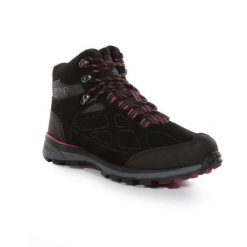 Buty trekkingowe damskie Regatta Samaris Suede wodoodporne. Czarne obuwie trekkingowe damskie Regatta, bez zapięcia. Za 312.00 zł.
