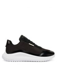 Calvin Klein Sneakersy Eva Runner Lace Up Mat Mix YW0YW02016 Czarny. Czarne obuwie sportowe damskie Calvin Klein, z materiału, bez zapięcia. Za 409.99 zł.