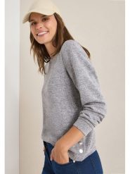 Cecil Sweter w kolorze szarym rozmiar: L. Szare swetry klasyczne damskie Cecil, l, bez kołnierzyka. Za 131.12 zł.