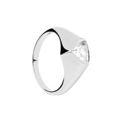 P D Paola Pierścionek P D Paola The New Essentials - 925 sterling silver i srebro Pierścionki 1 ct Damski. Szare pierścionki damskie P D Paola, z cyrkonią, srebrne. Za 385.99 zł.