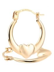 Diamant Exquis Złote kolczyki-kreole rozmiar: onesize. Żółte kolczyki damskie Diamant Exquis, złote. Za 376.85 zł.