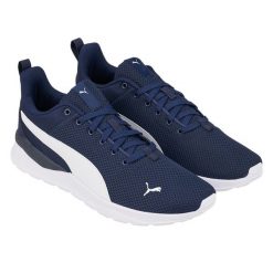 Trampki Unisex Dla Dorosłych Anzarun Lite. Białe trampki damskie Puma, bez wzorów, bez zapięcia. Za 364.99 zł.