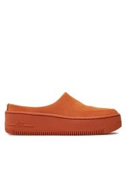 Nike Klapki W AF1 Lover Xx AO1523 800 Pomarańczowy. Brązowe klapki damskie Nike, bez wzorów, z nubiku, bez obcasa, bez zapięcia. Za 409.99 zł.