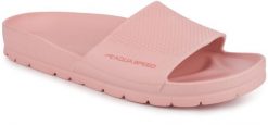 Klapki sportowe na basen plażę różowe AQUA SPEED. Czerwone klapki damskie Aqua-Speed, bez wzorów, z materiału, bez obcasa, bez zapięcia. Za 59.90 zł.