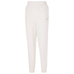 Damskie ESS+ Haftowane Spodnie Do Biegania Z Wysoką Talią. Białe obuwie sportowe damskie Puma, bez zapięcia, do biegania. Za 306.99 zł.