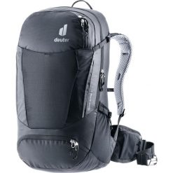 Plecak rowerowy Deuter Trans Alpine 32 EL - black/black. Czarne plecaki Deuter, bez wzorów. Za 686.99 zł.