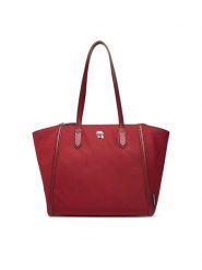 KARL LAGERFELD Torebka A3W30117 Czerwony. Czerwone shopper bag KARL LAGERFELD, bez wzorów, ze skóry, bez dodatków. Za 669.99 zł.