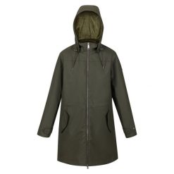 Kurtka turystyczna damska Fantina Regatta parka z kapturem. Zielone kurtki damskie Regatta, xl, bez wzorów, z puchu, z kapturem. W wyprzedaży za 209.99 zł.