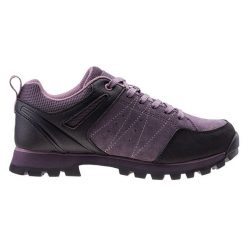 Buty trekkingowe damskie Elbrus Namal V Wo's - fioletowo-czarne, Rozmiar buta 38. Czarne obuwie trekkingowe damskie ELBRUS, z gumy, przed kostkę, bez zapięcia. Za 229.99 zł.