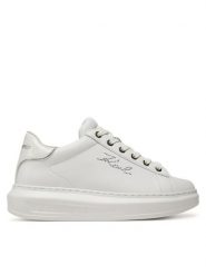 KARL LAGERFELD Sneakersy Kapri KL62518 Biały. Białe obuwie sportowe damskie KARL LAGERFELD, ze skóry, bez zapięcia. Za 529.99 zł.