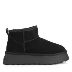 Botki Badura. Czarne śniegowce damskie Badura. Za 229.99 zł.