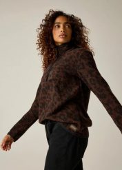 Damska bluza polarowa Frankie Borg Half Zip. Brązowe bluzy damskie Regatta, bez wzorów, z materiału, bez kaptura. Za 251.50 zł.