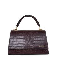 Mia Tomazzi Skórzana torebka "Giacomo" w kolorze bordowym - 28 x 17 x 10 cm rozmiar: onesize. Czerwone torebki klasyczne damskie Mia Tomazzi, z materiału, przez ramię, bez dodatków. Za 347.99 zł.