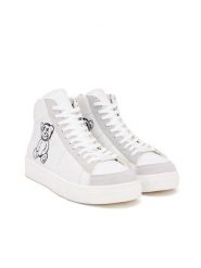 Goby Sneakersy w kolorze białym rozmiar: 38. Białe obuwie sportowe damskie Goby, za kostkę, bez zapięcia. Za 260.99 zł.