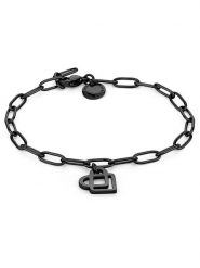 Liebeskind Bransoletka z zawieszką rozmiar: onesize. Czarne bransoletki damskie Liebeskind, ze stali. Za 108.99 zł.