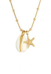 Elli Damski naszyjnik z muszlą Kauri Shell, rozgwiazdą, Summer Trend w pozłacanym różowym złotem srebrze 925 Sterling Silver Naszyjniki 1 ct. Czerwone naszyjniki damskie Elli, pozłacane. Za 390.39 zł.