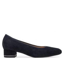 Czółenka Ara. Niebieskie czółenka damskie Ara, bez wzorów, bez obcasa. Za 429.99 zł.