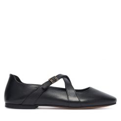 Baleriny Tommy Hilfiger. Czarne balerinki damskie Tommy Hilfiger, bez wzorów. Za 529.99 zł.