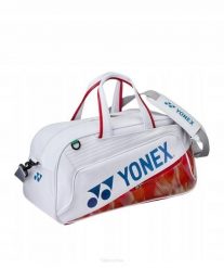 Torba tenisowa Yonex Expert Boston Bag. Białe torby sportowe YONEX, bez wzorów, z materiału. Za 639.00 zł.