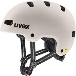 Kask rowerowy dziecięcy UVEX Kid 4 Style MIPS, warm grey matt. Szare akcesoria rowerowe UVEX. Za 276.99 zł.