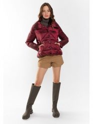 Northwood Kurtka zimowa "Daisy" w kolorze bordowym rozmiar: S. Czerwone kurtki damskie Northwood, na zimę, s, bez wzorów, z puchu, bez kaptura. Za 173.99 zł.
