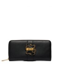 Just Cavalli Portfel 81RA5PA1 ZSA89 Czarny. Czarne portfele damskie Just Cavalli, bez wzorów, ze skóry. Za 429.99 zł.