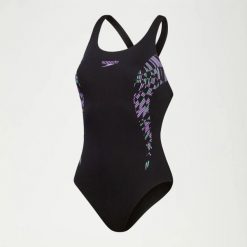Strój Kąpielowy Speedo Muscleback – Granatowy / Wielokolorowy – Rozmiar 32. Fioletowe stroje jednoczęściowe Speedo, bez wzorów. Za 1,040.07 zł.