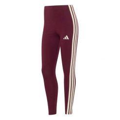 Legginsy Adidas Sport W 3S Sj Leg Damskie. Brązowe legginsy sportowe damskie Adidas, l, bez wzorów, z bawełny. Za 207.99 zł.