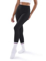 Athleas Legginsy sportowe "Ania" w kolorze czarnym rozmiar: M/L. Czarne legginsy damskie Athleas, l, bez wzorów, z materiału. Za 149.31 zł.