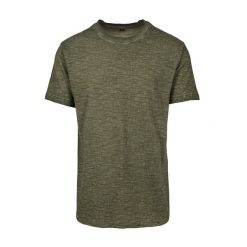 Koszulka Unisex Dla Dorosłych Z Farbą W Sprayu. Zielone bluzki damskie BUILD YOUR BRAND, s, bez wzorów, bez kołnierzyka, bez ramiączek. Za 78.99 zł.