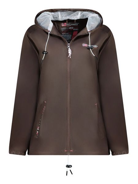 Geographical Norway Kurtka przejściowa w kolorze brązowym rozmiar: M. Brązowe kurtki damskie Geographical Norway, m, bez wzorów, bez kaptura. Za 118.28 zł.