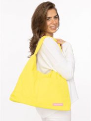 Zwillingsherz Shopper bag w kolorze żółtym rozmiar: onesize. Żółte shopper bag Zwillingsherz, bez wzorów, z materiału, na ramię, bez dodatków. Za 104.99 zł.