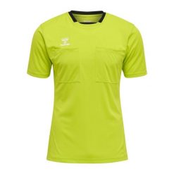 Hummel Koszulka sędziowska arbitra sędzia Referee Chevron Jersey. Zielone koszulki damskie Hummel, m, bez wzorów, z jersey, bez kołnierzyka, bez ramiączek. W wyprzedaży za 171.50 zł.