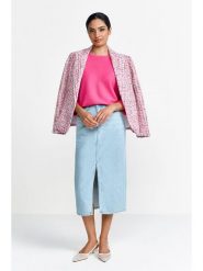 Rich & Royal Sweter w kolorze różowym rozmiar: XS. Różowe swetry klasyczne damskie Rich & Royal, xs, bez kołnierzyka. Za 153.71 zł.