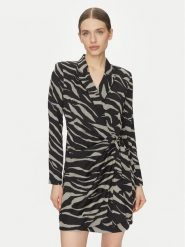 DKNY Sukienka koktajlowa DD4J6D32 Czarny Slim Fit. Czarne sukienki damskie DKNY, bez wzorów, z syntetyku, wizytowe, bez ramiączek. Za 459.99 zł.