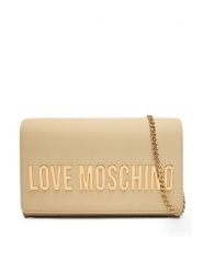 LOVE MOSCHINO Torebka JC4103PP1OKD0129 Beżowy. Brązowe torebki wieczorowe damskie Love Moschino, bez wzorów, ze skóry, bez dodatków. Za 699.99 zł.