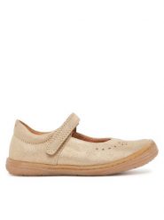 Froddo Baleriny Mary F G3140182-13 M Złoty. Żółte baleriny dziewczęce Froddo, bez wzorów, ze skóry, bez obcasa, bez zapięcia. Za 229.99 zł.