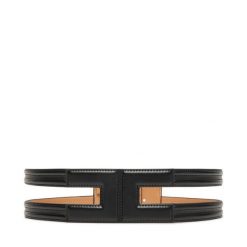 Pasek Damski Elisabetta Franchi. Czarne paski damskie Elisabetta Franchi, bez wzorów. Za 649.99 zł.