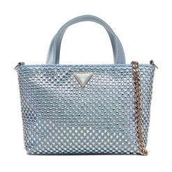 Torebka Guess. Niebieskie torebki wieczorowe damskie Guess, z aplikacjami, bez dodatków. Za 589.99 zł.