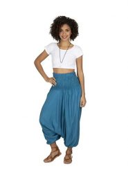 Aller Simplement Spodnie 3w1 w kolorze niebieskim rozmiar: 34-42. Niebieskie spodnie materiałowe damskie Aller Simplement, bez wzorów, z materiału. Za 39.99 zł.