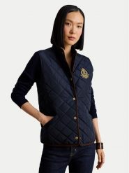 LAUREN RALPH LAUREN Kamizelka 297P18068004 Granatowy Regular Fit. Niebieskie kamizelki damskie Lauren Ralph Lauren, xl, bez wzorów, z syntetyku, bez kaptura. Za 1,299.00 zł.