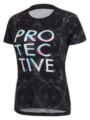 Protective Koszulka kolarska "Raspberry" w kolorze antracytowym rozmiar: 44. Czarne koszulki damskie Protective, s, bez wzorów, z materiału, bez kołnierzyka, bez ramiączek. Za 111.95 zł.