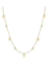 Tamaris Naszyjnik z elementami ozdobnymi - dł. 45 cm rozmiar: onesize. Naszyjniki damskie Tamaris, z cyrkonią, ze stali. Za 182.72 zł.