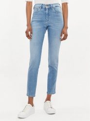 Wrangler Jeansy 112342896 Niebieski Skinny Fit. Niebieskie rurki damskie Wrangler, bez wzorów, z bawełny. Za 289.99 zł.