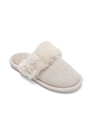 Confly Kapcie w kolorze beżowym rozmiar: 39. Brązowe kapcie damskie Confly. Za 52.42 zł.