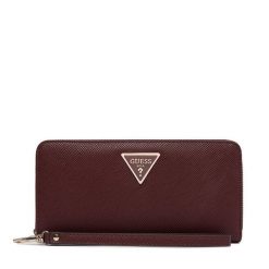 Portfel Guess. Czerwone portfele damskie Guess, z aplikacjami. Za 294.99 zł.