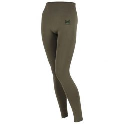 Legginsy sportowe damskie Xtreme Sportswear. Zielone legginsy damskie XTREME SOCKSWEAR, z elastanu, na fitness i siłownię. Za 142.99 zł.