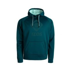 Bluza z kapturem unisex DUERO V3 z logo i kieszenią z przodu. Zielone bluzy damskie Izas, na zimę, l, bez wzorów, z kapturem. Za 226.04 zł.
